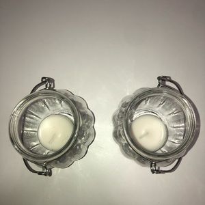 SOLD Vintage Tea Light Candle Holders